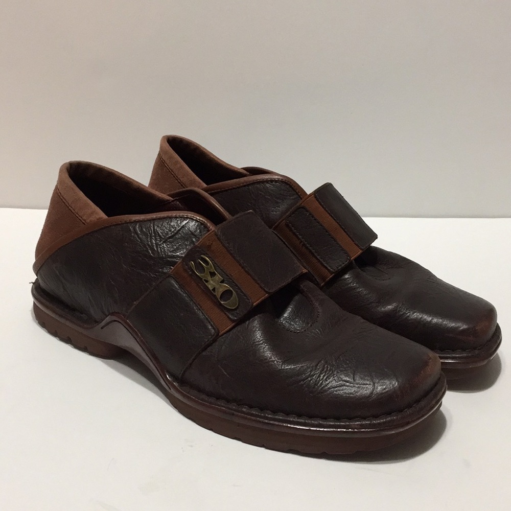Men’s 310 brown slip on dress shoes size 11